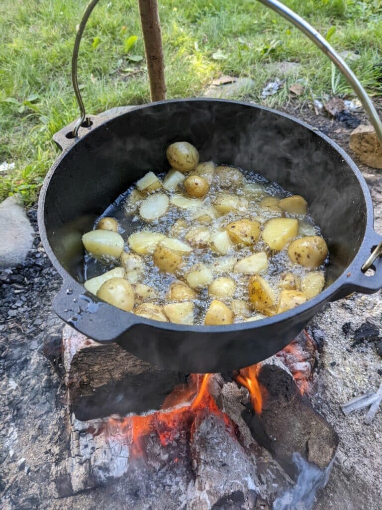 How to Cook Over a Campfire - tastethefire.com